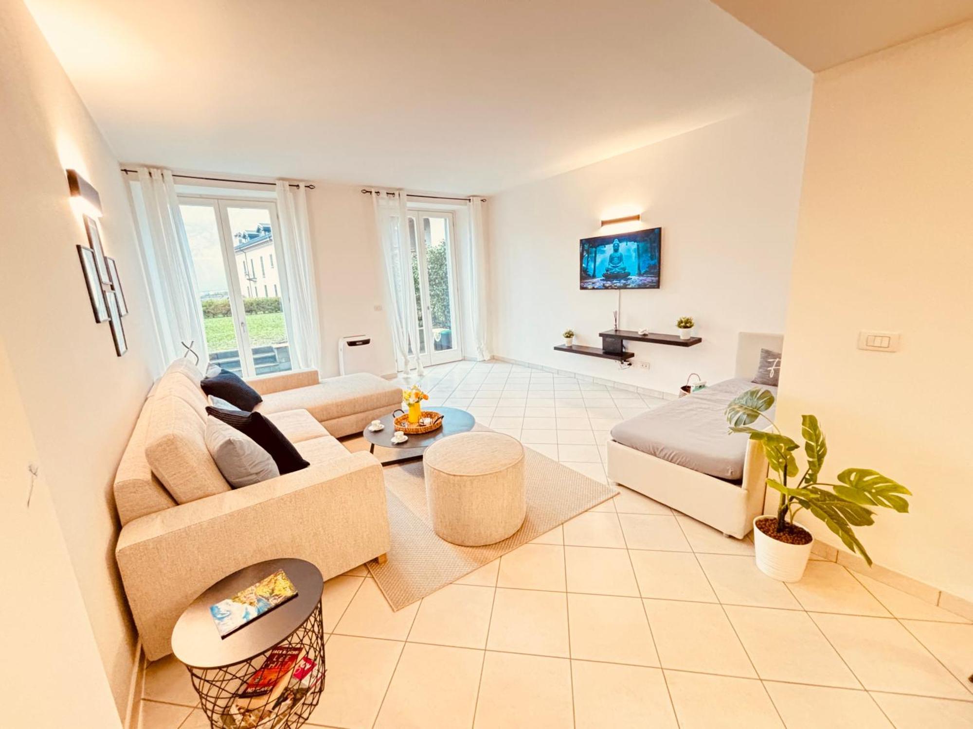 Lago Villa Zen - Apartment With Jacuzzi, Panoramic Views Lenno Buitenkant foto